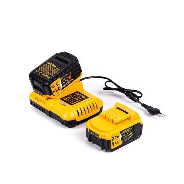 Акумуляторна пилка TigerKraft TPS90 PRO (21V 5Ah) Безщіткова пилка Тайгеркрафт з шиною 30см + 2АКБ для садових робіт TPS90 PRO фото