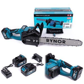 Акумуляторна пилка Rynor ​​VS360 PRO (21V, 5Ah) Безщіткова ланцюгова пилка Райнор з шиною 40см і одночасною роботою від 2 АКБ VS360 PRO фото