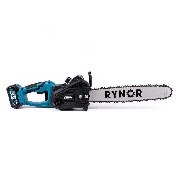 Акумуляторна пилка Rynor ​​VS360 PRO (21V, 5Ah) Безщіткова ланцюгова пилка Райнор з шиною 40см і одночасною роботою від 2 АКБ VS360 PRO фото