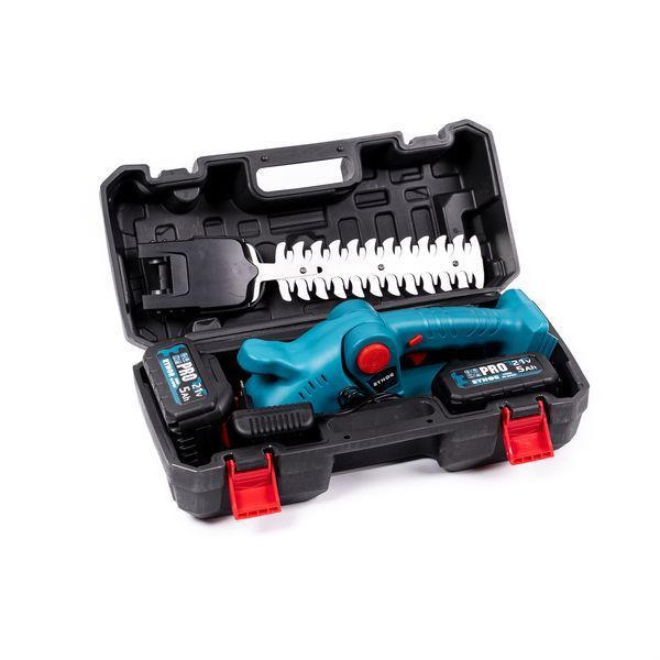 Аккумуляторные ножницы-кусторез Rynor KS21 PRO (21V, 5Ah) Кусторез Райнор с 2 АКБ в кейсе для садовых работ KS 21 PRO фото