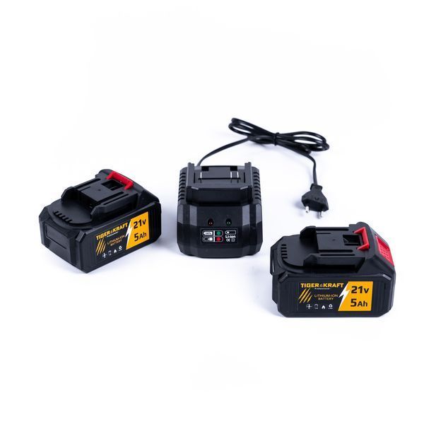 Акумуляторна пила TigerKraft TG18 PRO (21V 5Ah) Безщіткова АКБ пила Тайгеркрафт з шиною 30см для дачі TG18 PRO фото