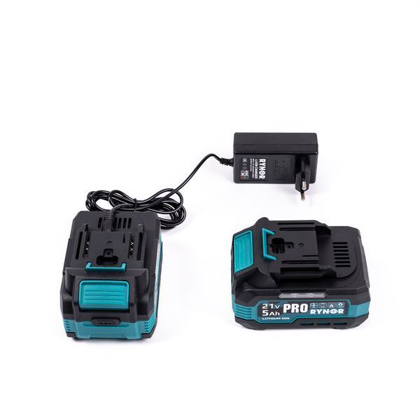Акумуляторна міні-мийка Rynor ​​RW30 PRO (21V 5Ah) Безщіткова АКБ мийка Райнор 40 Бар з насадками та дисплеєм у кейсі RW 30 PRO фото